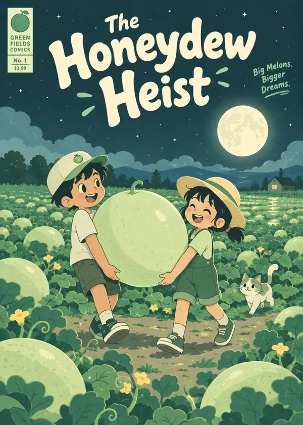 偷瓜季作品封面,喜剧、乡土、成长题材,宋岩创作,已完结