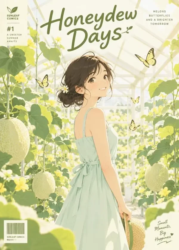 冷藏夏日与蝴蝶作品封面缩略图,治愈、青春、幻想题材