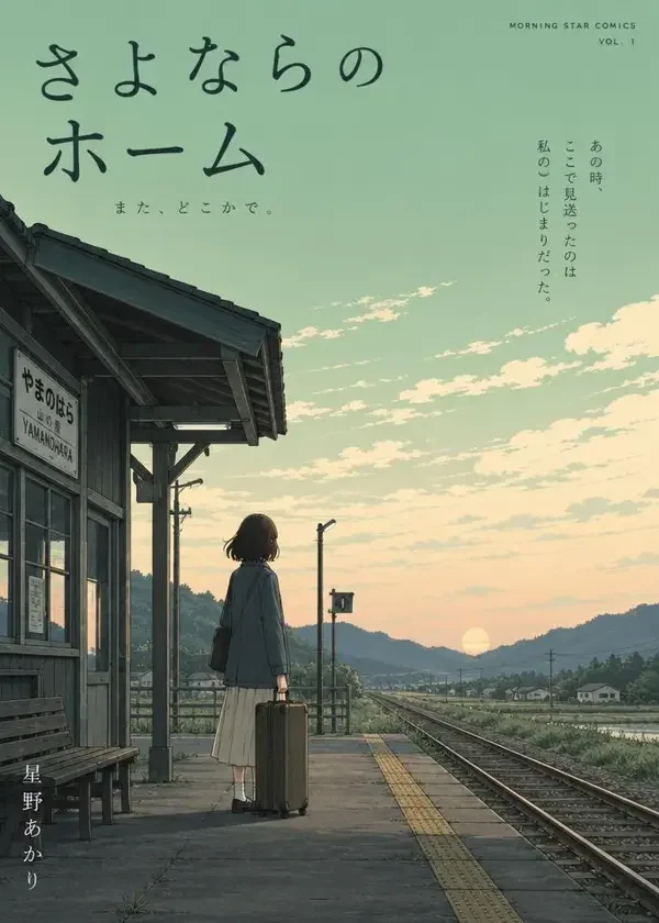 夏末车站作品封面,青春、文艺、群像题材,宋岩创作,连载中